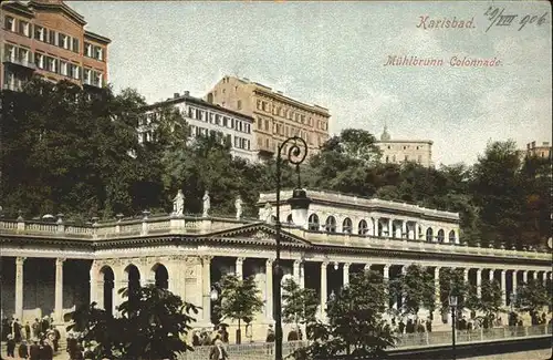 Karlsbad Eger Boehmen Muehlbrunn Kolonnade Kat. Karlovy Vary