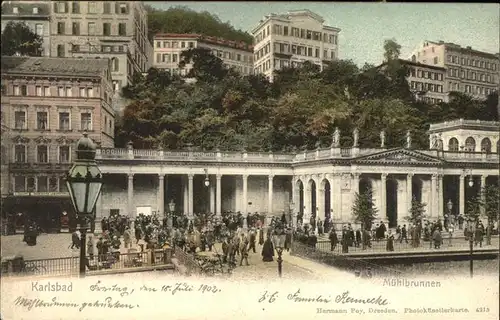 Karlsbad Eger Boehmen Muehlbrunnen Kolonnade Kat. Karlovy Vary