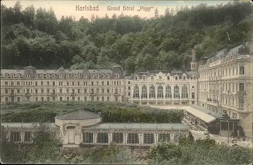 Karlsbad Eger Boehmen Grand Hotel Pupp Kat. Karlovy Vary