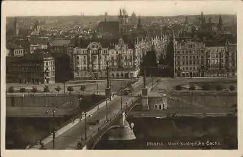 Prag Prahy Prague Most Svatopluka Cecha Bruecke Moldau Kat. Praha