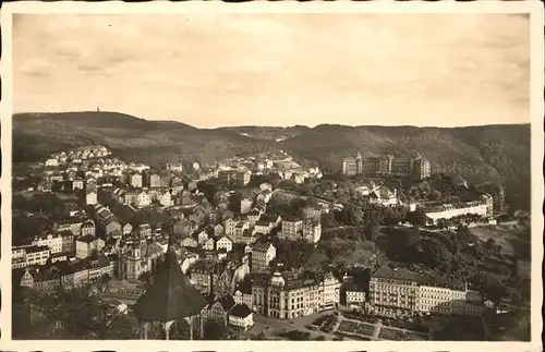 Karlsbad Eger Boehmen Gesamtansicht mit Hotel Imperial Kat. Karlovy Vary