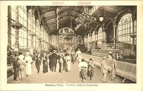 Karlovy Vary Vnitrni vridlova kolonada Inneres der Sprudelkolonnade / Karlovy Vary /