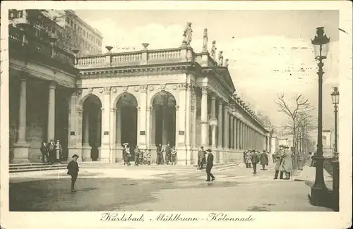 Karlsbad Eger Boehmen Muehlbrunn Kolonnade Kat. Karlovy Vary