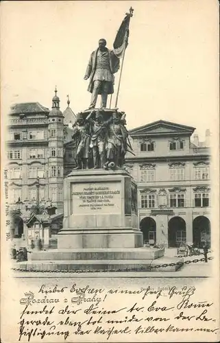 Prag Prahy Prague Pomnik Radeckeho Denkmal Statue Kat. Praha