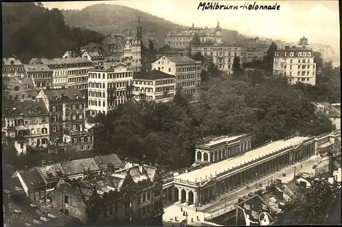 Karlsbad Eger Boehmen Muehlbrunn Kolonnade Kat. Karlovy Vary