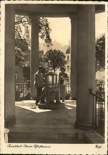 Karlsbad Eger Boehmen Oberer Schlossbrunnen Kat. Karlovy Vary