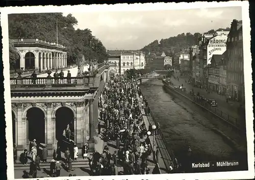 Karlsbad Eger Boehmen Muehlbrunn Kolonnade Kat. Karlovy Vary