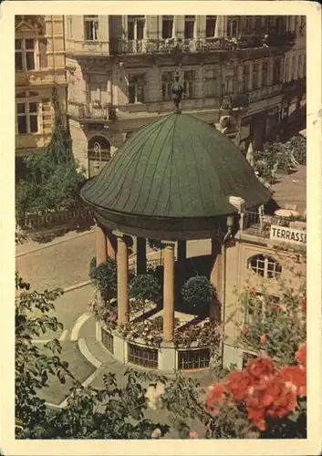 Karlsbad Eger Boehmen Oberer Schlossbrunn Kat. Karlovy Vary