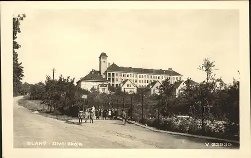 Slany Divci skola Maedchenschule Kat. Schlan