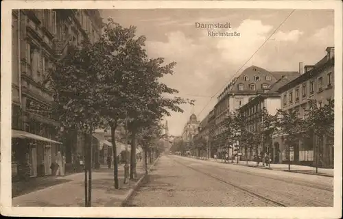 Darmstadt Rheinstrasse Kat. Darmstadt