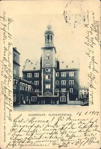 Darmstadt Glockenturm Kat. Darmstadt