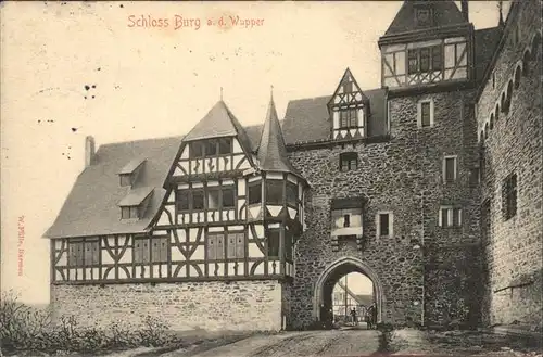 Burg Wupper Schloss Burg Kat. Solingen