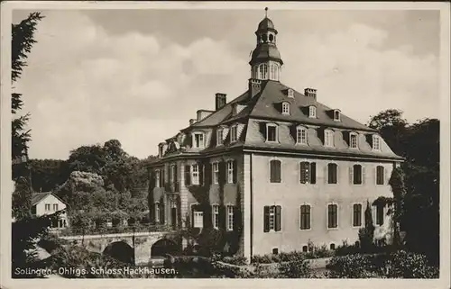 Ohligs Schloss Hackhausen Kat. Solingen