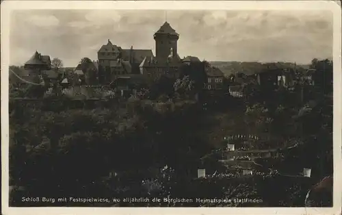 Burg Wupper Schloss Burg Kat. Solingen