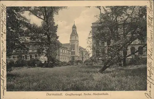 Darmstadt Grossherzogl. Techn. Hochschule Kat. Darmstadt