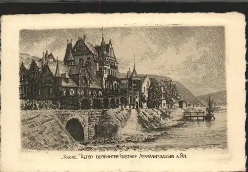 Assmannshausen Krone / Ruedesheim am Rhein /