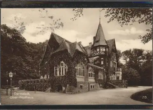 Darmstadt Ober Waldstadt Kat. Darmstadt