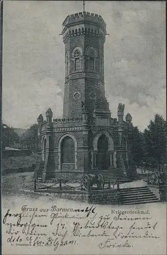 Barmen Wuppertal Kriegerdenkmal Kat. Wuppertal