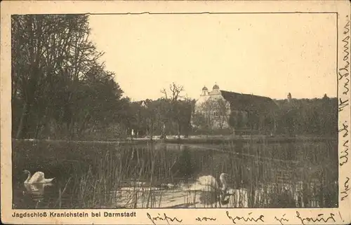 Darmstadt Jagschloss Kranichstein Kat. Darmstadt