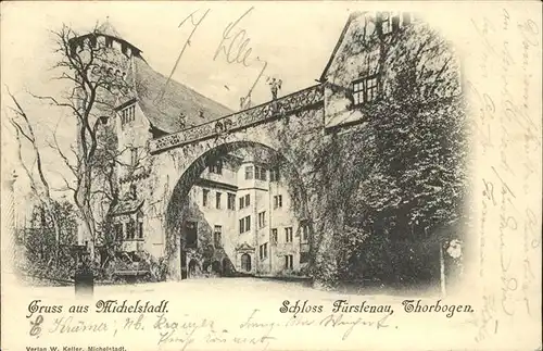 Michelstadt Schloss Fuerstenau (Torbogen) Kat. Michelstadt