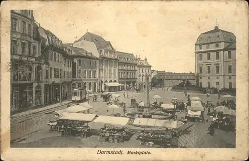 Darmstadt Marktplatz Kat. Darmstadt