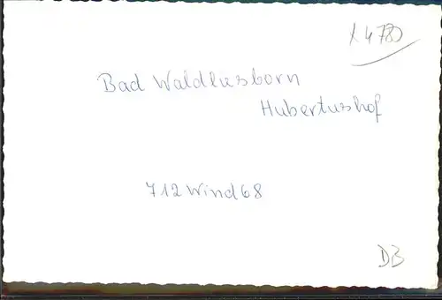 Bad Waldliesborn Innenansicht vom Hubertushof Kat. Lippstadt