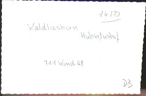 Bad Waldliesborn Innenansicht vom Hubertushof Kat. Lippstadt