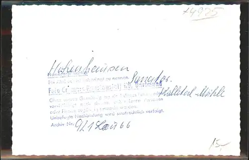 Hohenhausen Lippe Innenansicht vom Sanatorium Kallital Muehle Kat. Kalletal