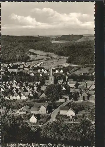 Luegde Blick vom Osterberg Kat. Luegde