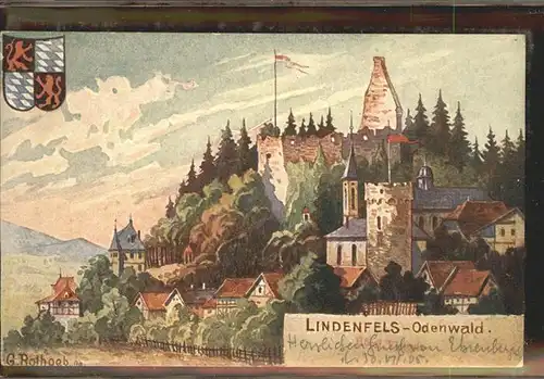 Lindenfels Odenwald  Kat. Lindenfels