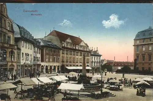 Darmstadt Marktplatz Kat. Darmstadt