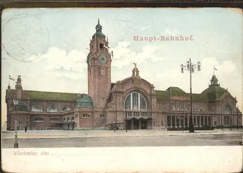 Wiesbaden Hauptbahnhof Kat. Wiesbaden