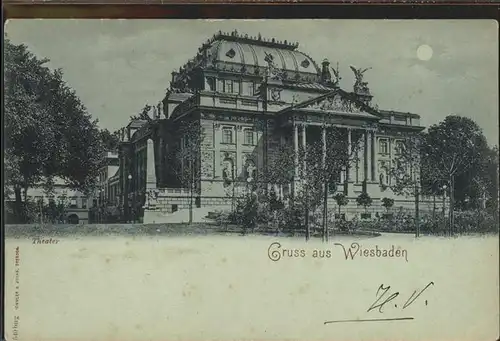 Wiesbaden Theater Kat. Wiesbaden