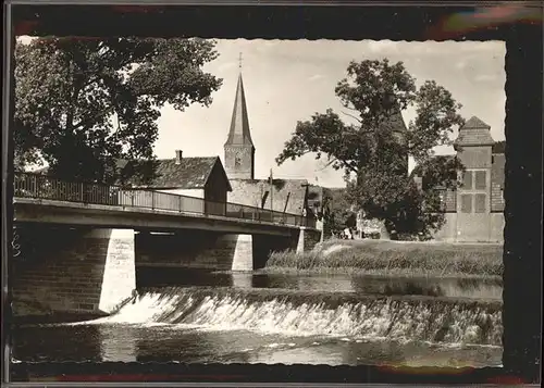 Luegde Bruecke u.Kath.Pfarrkirche Kat. Luegde