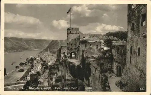 St Goar Burg Rheinfels Kat. Sankt Goar
