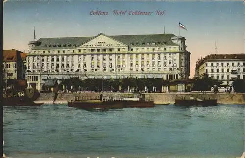 Koblenz Rhein Hotel Koblenzer Hof Kat. Koblenz