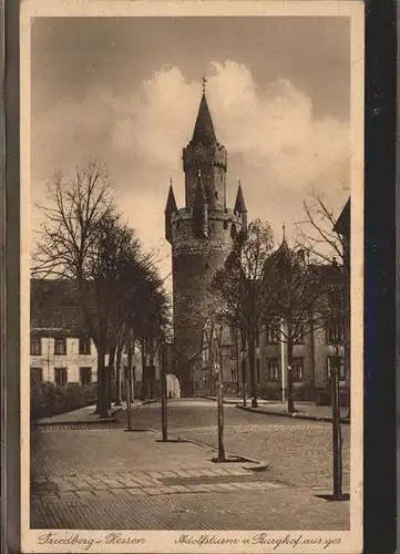 Friedberg Hessen Adolfsturm Kat. Friedberg (Hessen)