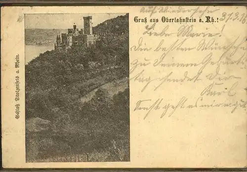 Oberlahnstein Burg Kat. Lahnstein