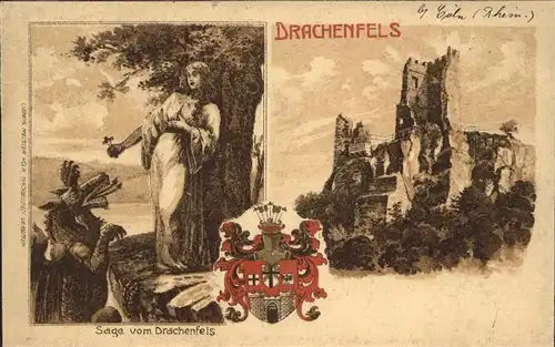 Drachenfels  Kat. Koenigswinter