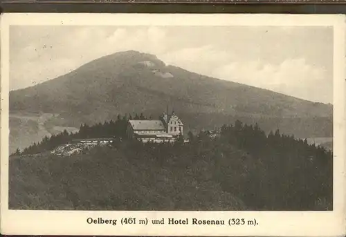 Koenigswinter Oelberg Hotel Rosenau Kat. Koenigswinter