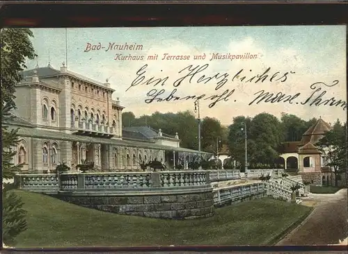 Bad Nauheim Kurhaus Musikpavillon Kat. Bad Nauheim