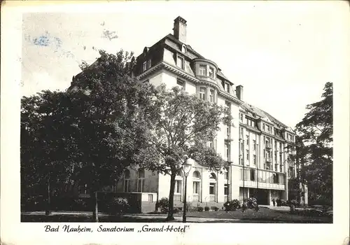Bad Nauheim Sanatorium Grand Hotel Kat. Bad Nauheim