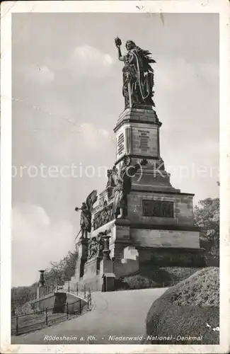 Niederwalddenkmal Nationaldenkmal Kat. Ruedesheim am Rhein
