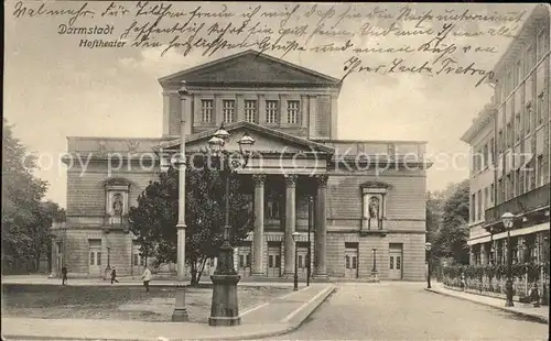 Darmstadt Hoftheater Kat. Darmstadt