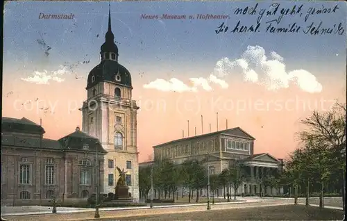 Darmstadt Neues Museum und Hoftheater Kat. Darmstadt