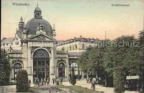 Wiesbaden Kochbrunnen Kat. Wiesbaden