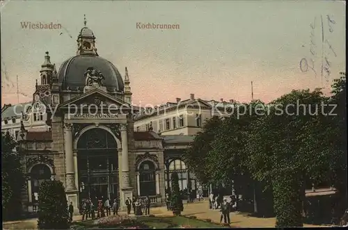 Wiesbaden Kochbrunnen Trinkhalle Kat. Wiesbaden