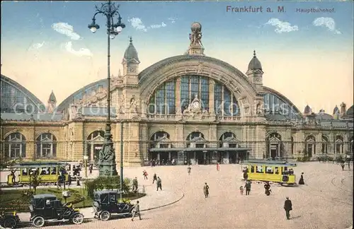 Frankfurt Main Hauptbahnhof Strassenbahn Stempel Feldpost Serie 922 No. 237 Kat. Frankfurt am Main