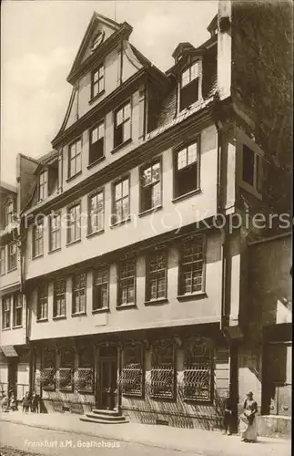 Frankfurt Main Goethes Geburtshaus Kat. Frankfurt am Main