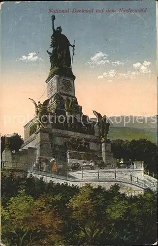 Niederwalddenkmal Nationaldenkmal Kat. Ruedesheim am Rhein